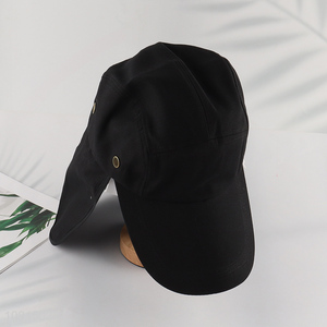 Factory Supply UV Protection Sun Hat with Neck Flap for Fishing Hiking