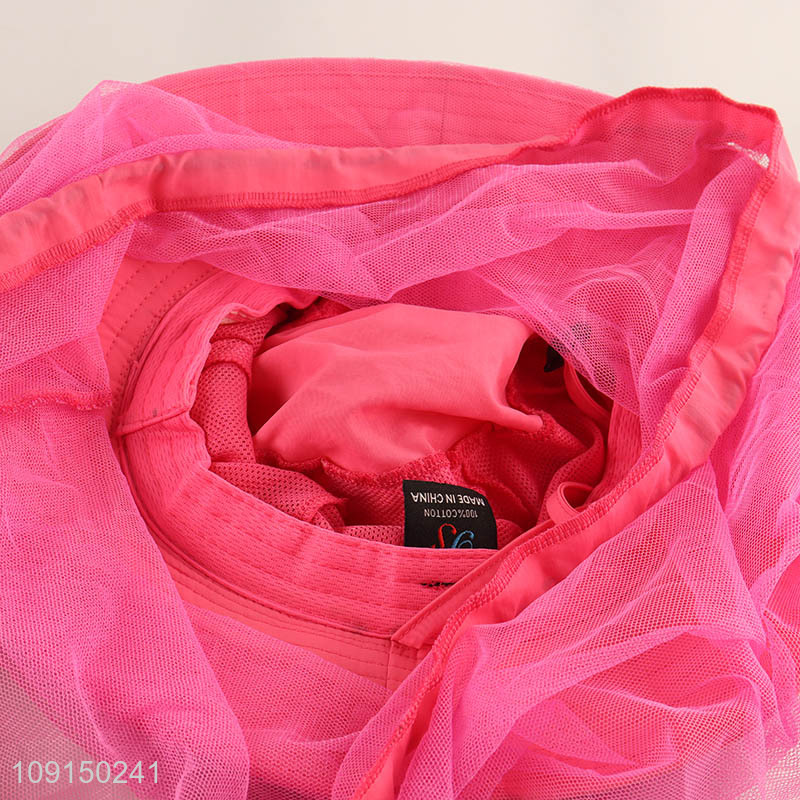 China Imports Outdoor Wide Brim Anti-Mosquito Fishing Hat for Women