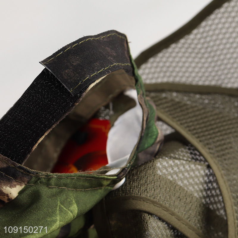 High Quality Camouflage Sun Hat Breathable Mesh Fishing Hat for Men