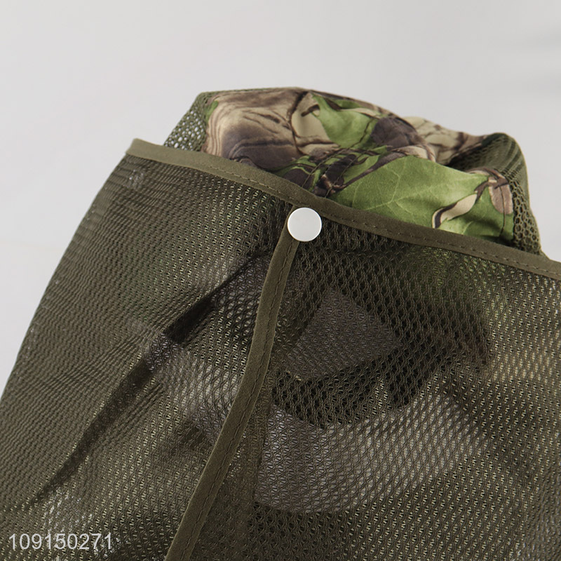 High Quality Camouflage Sun Hat Breathable Mesh Fishing Hat for Men