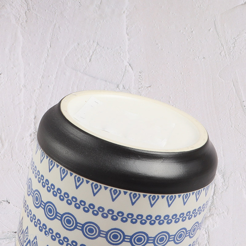 Factory price bathroom accessories ceramic mouthwash cup toothbrush cup