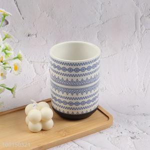 Factory price bathroom accessories ceramic mouthwash cup toothbrush cup