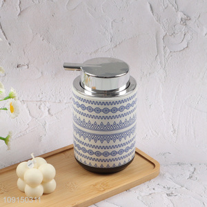 Most popular ceramic hand pressure liquid soap dispenser for bathroom