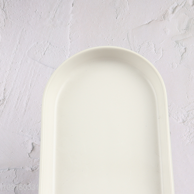 Factory supply bathroom accessories home hotel ceramic towel tray