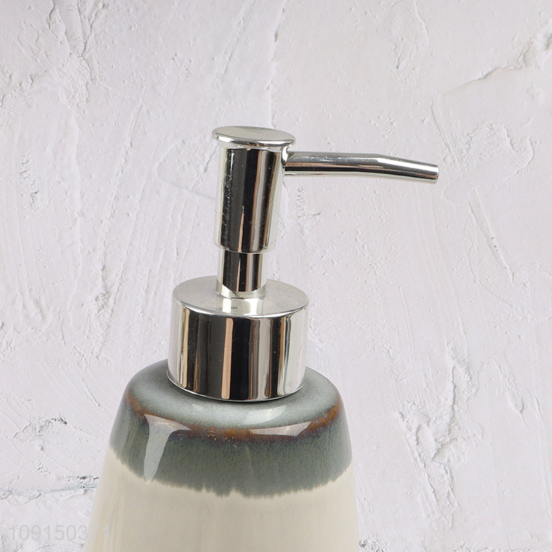 Top products bathroom accessories ceramic liquid soap dispenser for sale