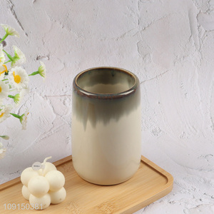 Good selling ceramic home hotel bathroom accessories mouthwash cup toothbrush cup