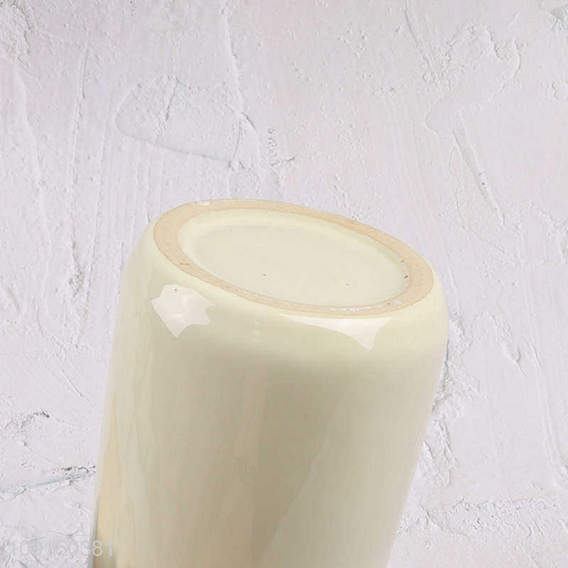 Good selling ceramic home hotel bathroom accessories mouthwash cup toothbrush cup