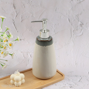 Top products bathroom accessories ceramic liquid soap dispenser for sale
