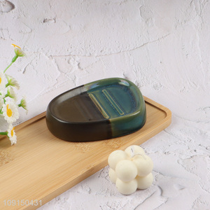 Most popular bathroom accessories ceramic anti-slip soap holder