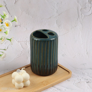 New arrival ceramic bathroom accessories toothbrush holder toothpaste holder