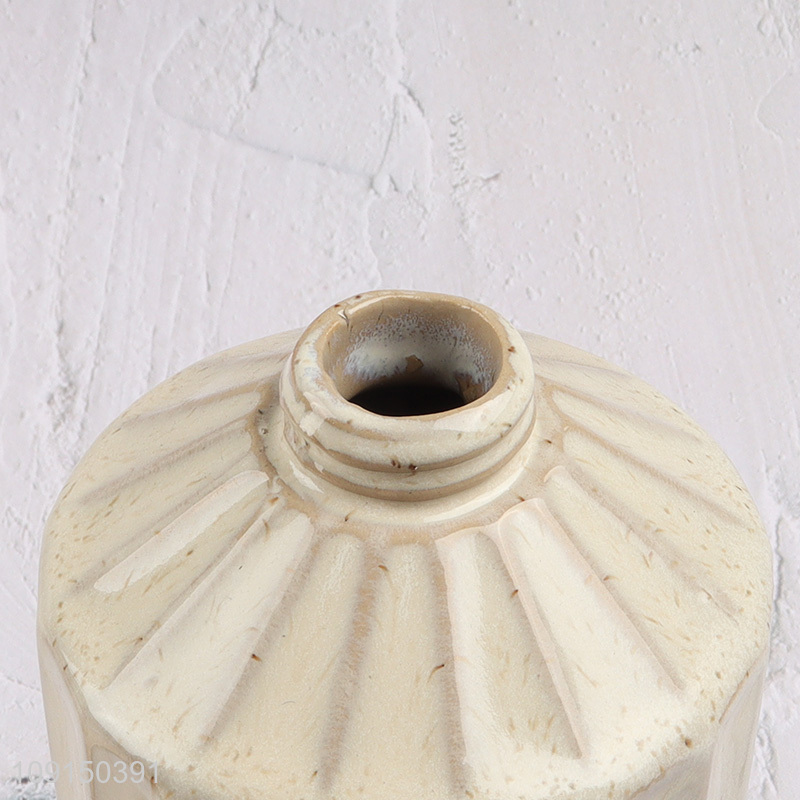 Factory direct sale bathroom accessories hand pressure ceramic liquid soap dispenser