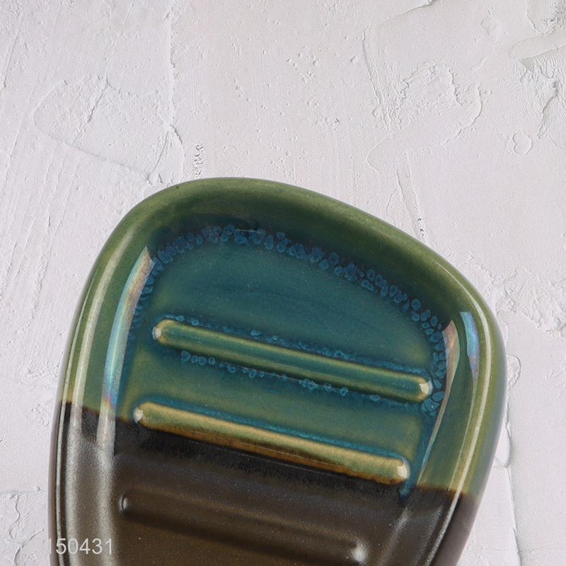 Most popular bathroom accessories ceramic anti-slip soap holder