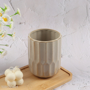 Best selling unbreakable ceramic bathroom mouthwash cup toothbrush cup