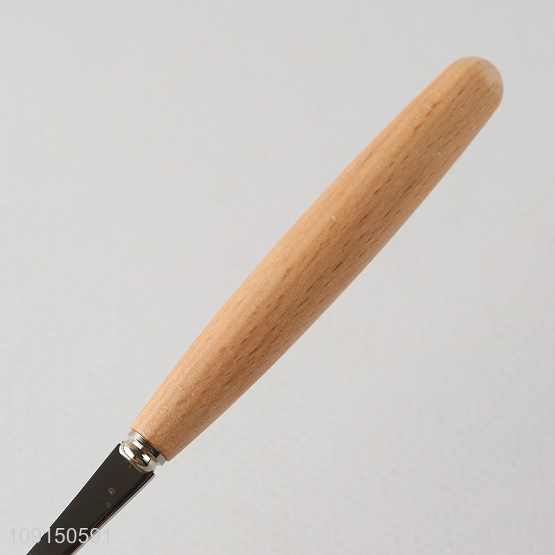 Good Quality Wooden Handle Stainless Steel Dinner Spoons Table Spoons