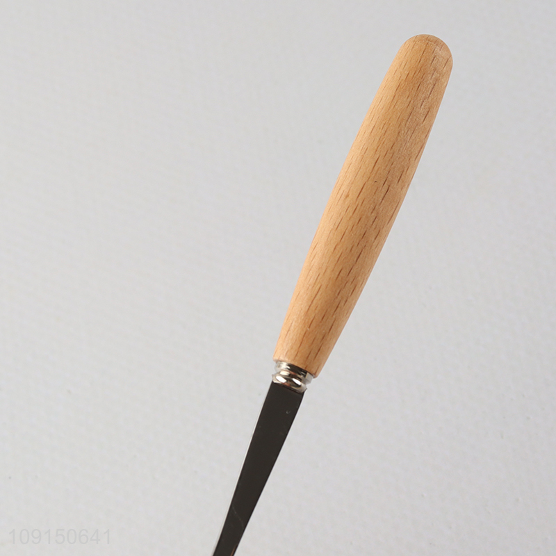 Online Wholesale Durable Stainless Steel Cream Knife with Wooden Handle