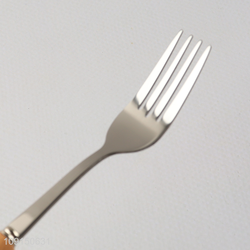 Good Quality Wooden Handle Stainless Steel Dinner Forks Table Forks