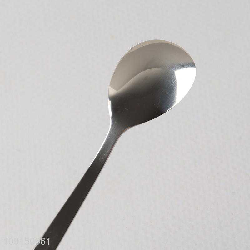 High Quality Durable Stainless Steel Dinner Spoons Metal Dessert Spoons