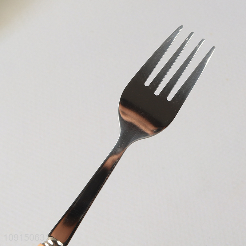 Good Quality Wooden Handle Stainless Steel Dinner Forks Table Forks