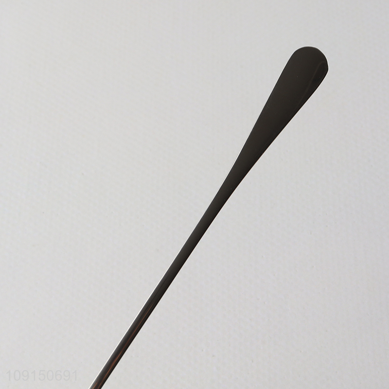 New Product Stainless Steel Tea Spoons Metal Long Spoons for Stirring