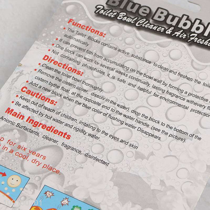 Good Quality 6PCS Automatic Toilet Bowl Cleaner Tablets for Deodorizing