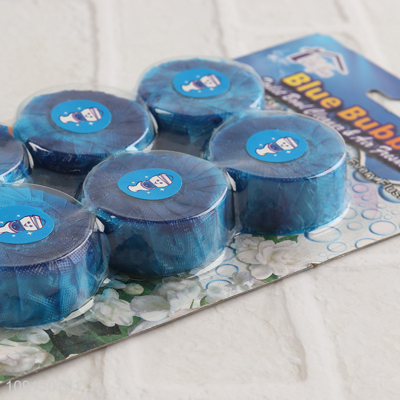 Good Quality 6PCS Automatic Toilet Bowl Cleaner Tablets for Deodorizing