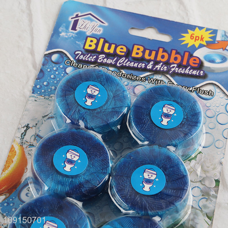 Good Quality 6PCS Automatic Toilet Bowl Cleaner Tablets for Deodorizing