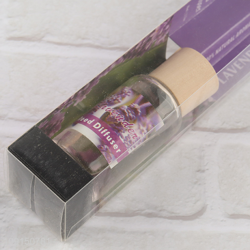 Factory Supply 60ml Long Lasting Reed Diffuser Home Fragrance Set with Sticks