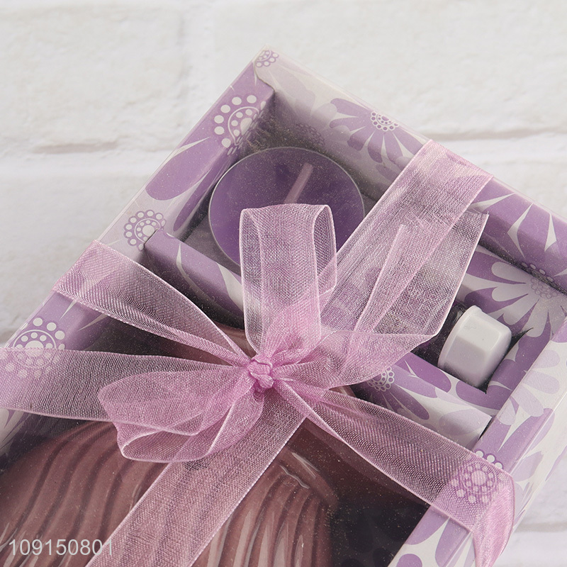 Factory Price Ceramic Wax Melt Burner Essential Oil Burner Set for Home Decor