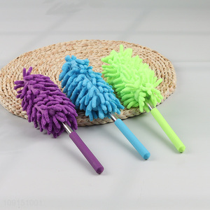 New arrival multicolor microfiber cleaning duster household cleaning tool