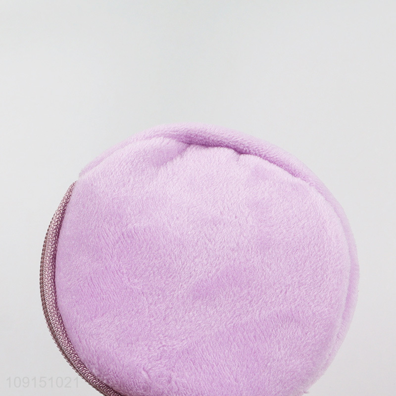 China factory cartoon portable plush girls coin purse key bag