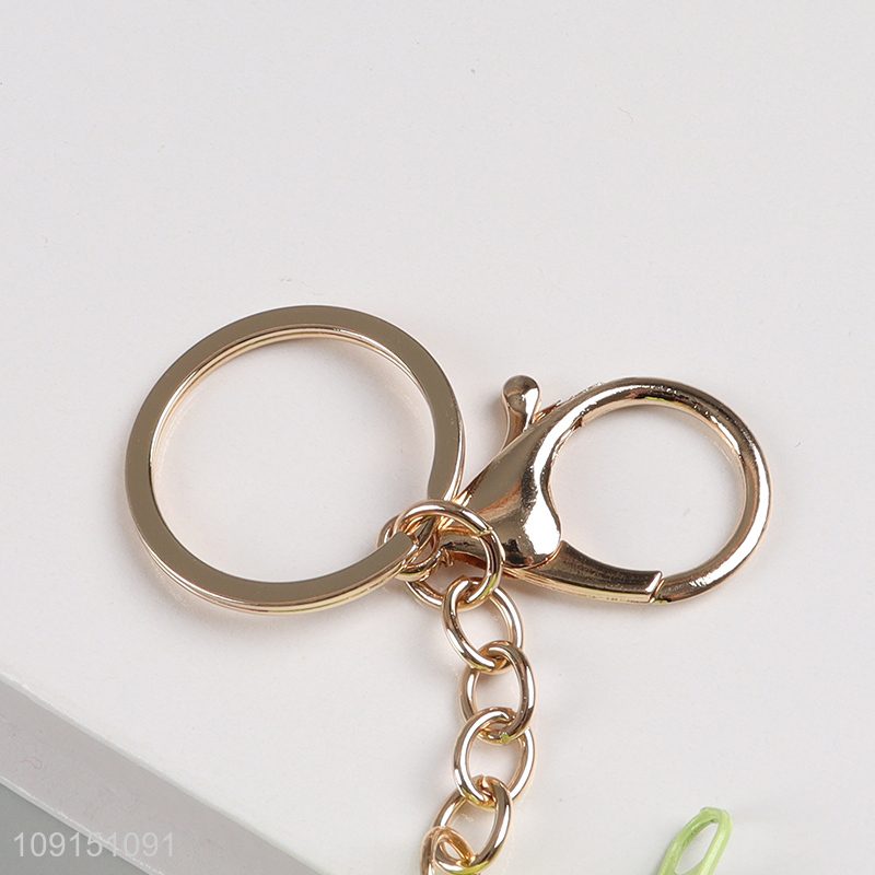 Top quality peach round portable mini silicone coin purse key bag