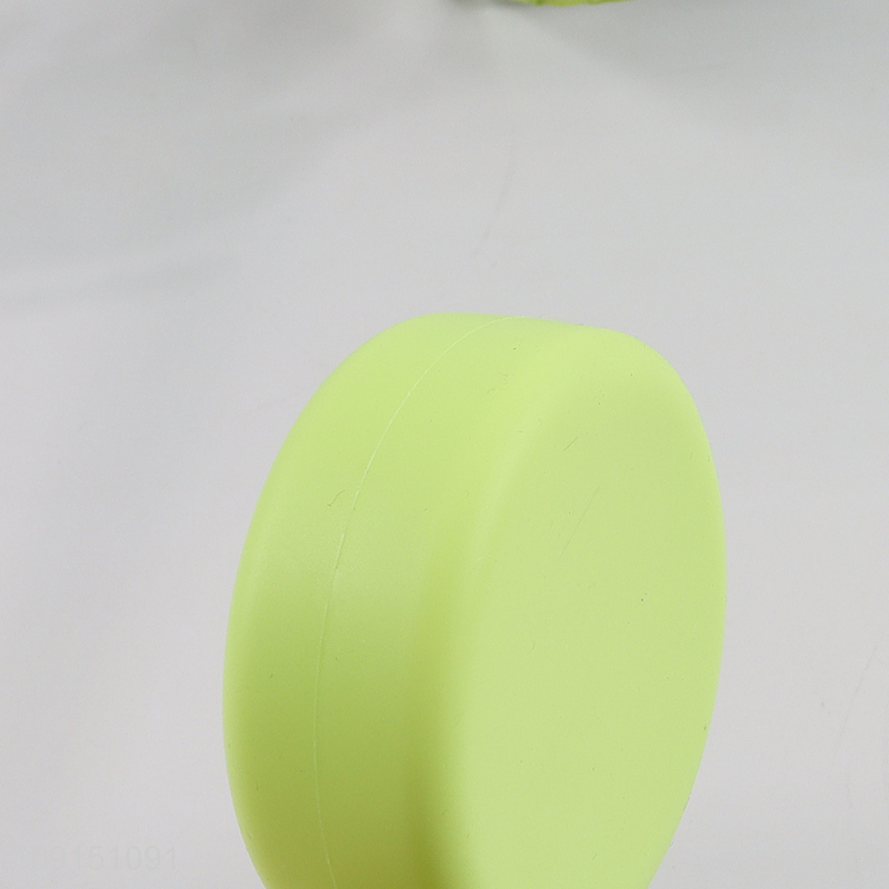 Top quality peach round portable mini silicone coin purse key bag