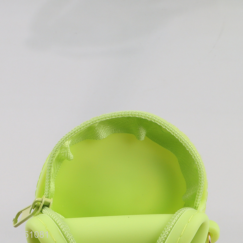 China supplier portable round silicone coin purse key bag for sale