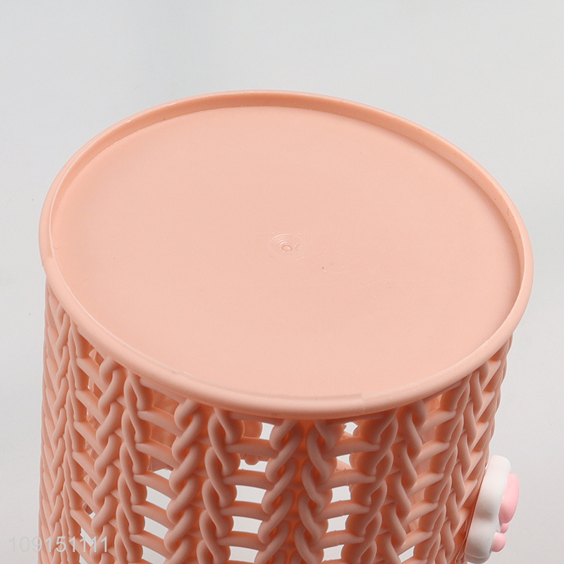 Good selling hollow cute desktop organizer students pen holder