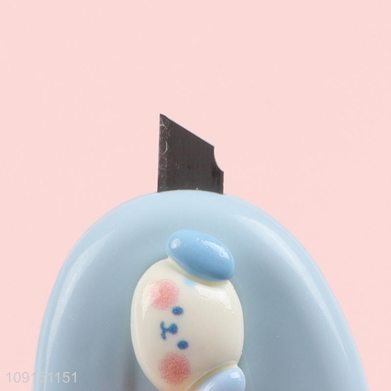 Good price cartoon puppy students school utility knife mini art knife
