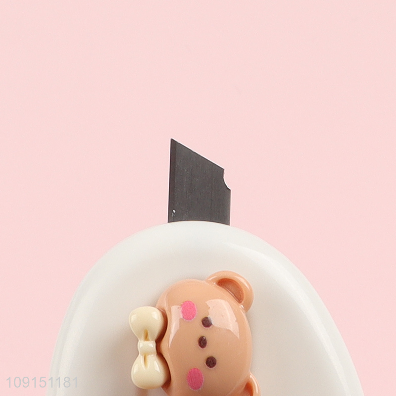 Online wholesale cartoon bear utility knife mini art knife