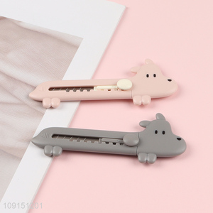 Best sale cartoon puppy safety utility knife art knife for school office
