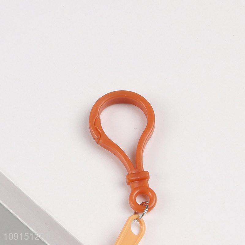 Low price round plush mini portable children coin purse key bag