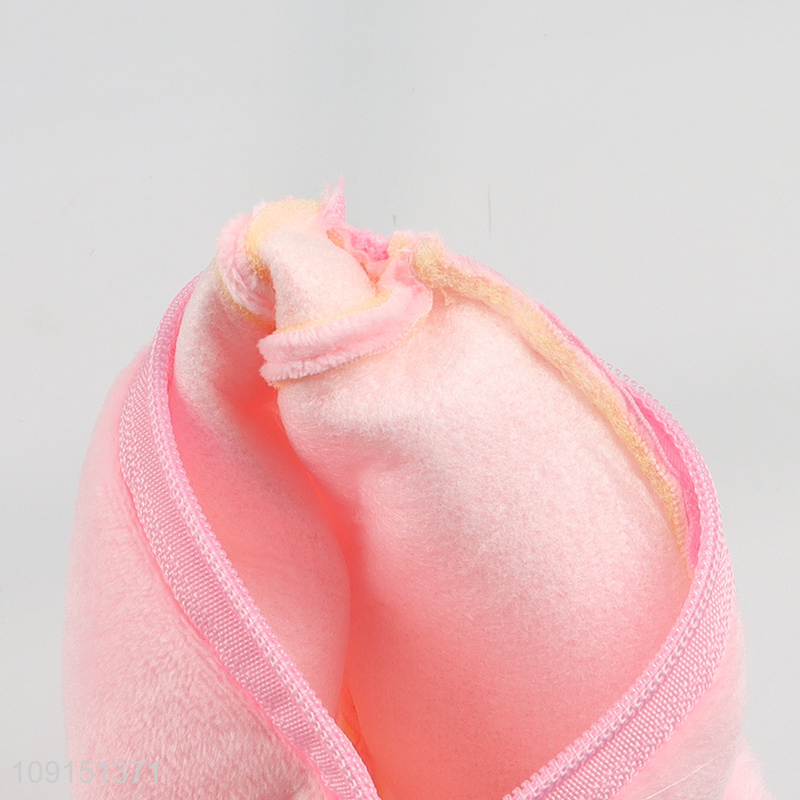 Factory wholesale pink pig plush coin purse key bag for children