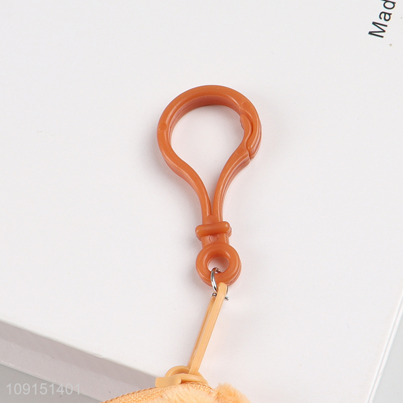 China products cartoon bear plush portable kids coin purse key bag