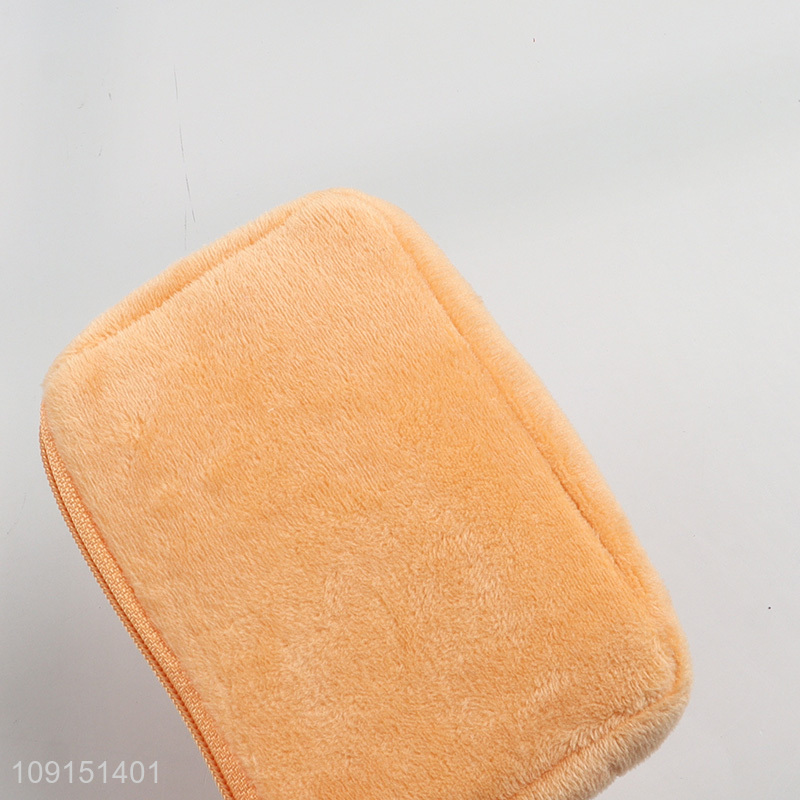 China products cartoon bear plush portable kids coin purse key bag