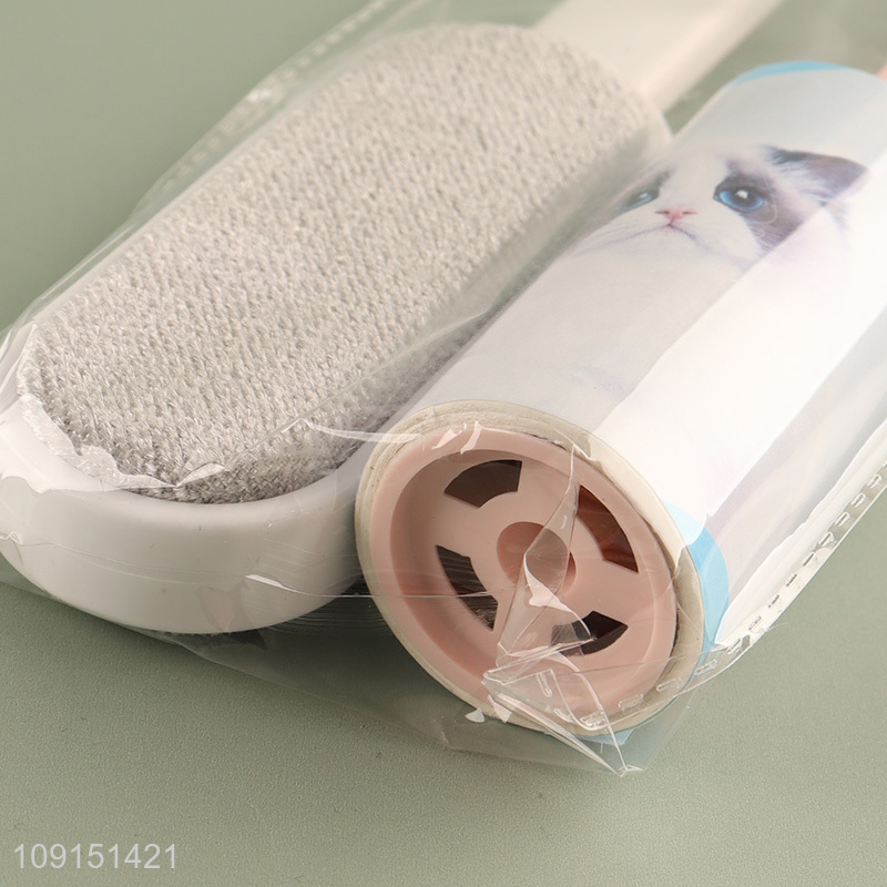 Good Quality Double Sided Electrostatic Lint Brush and Lint Remover Set