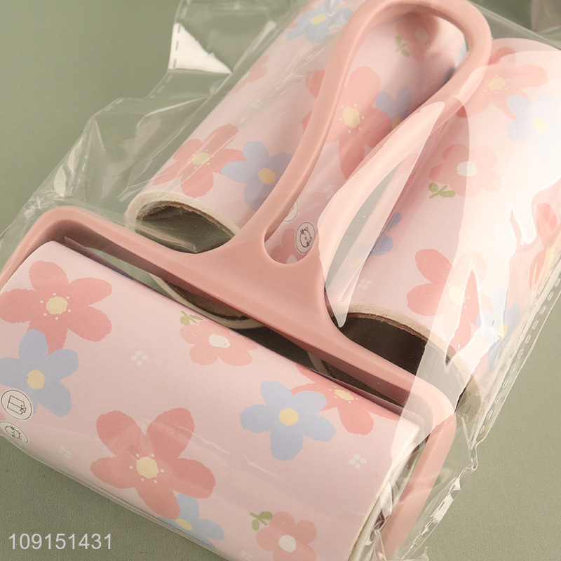 Online Wholesale 60 Sheets*3 Rolls Lint Roller Set for Pet Hair Removal
