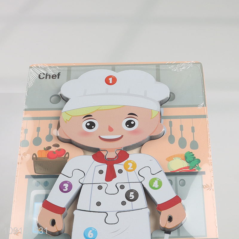 Hot items chef series children puzzle toys educational toys for sale