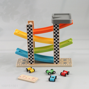 Most popular high speed inertial car toy children car slot toy