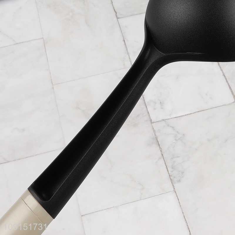 Best selling long handle kitchen utensil nylon soup ladle