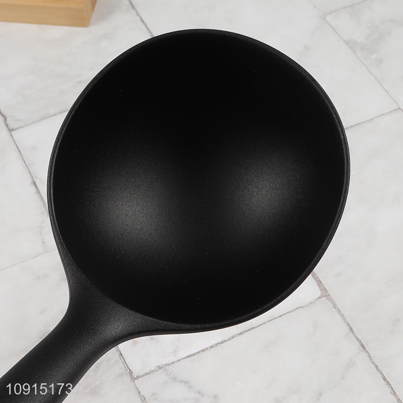 Best selling long handle kitchen utensil nylon soup ladle