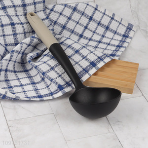 Best selling long handle kitchen utensil nylon soup ladle