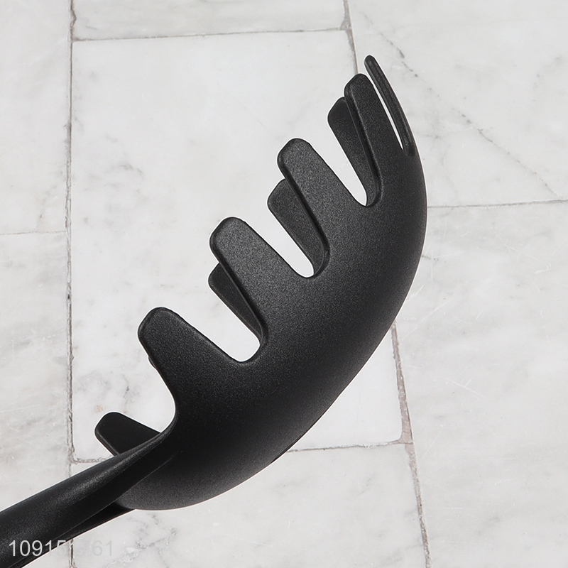 Top quality black nylon kitchen utensil spaghetti spatula for sale