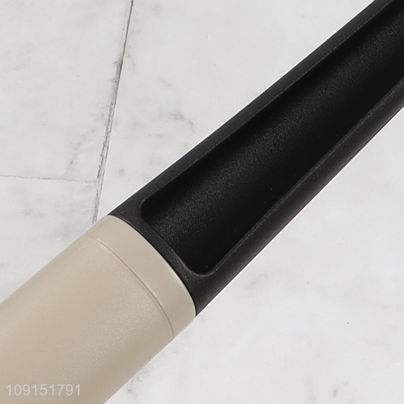 Factory supply kitchen utensil nylon slotted ladle with long handle